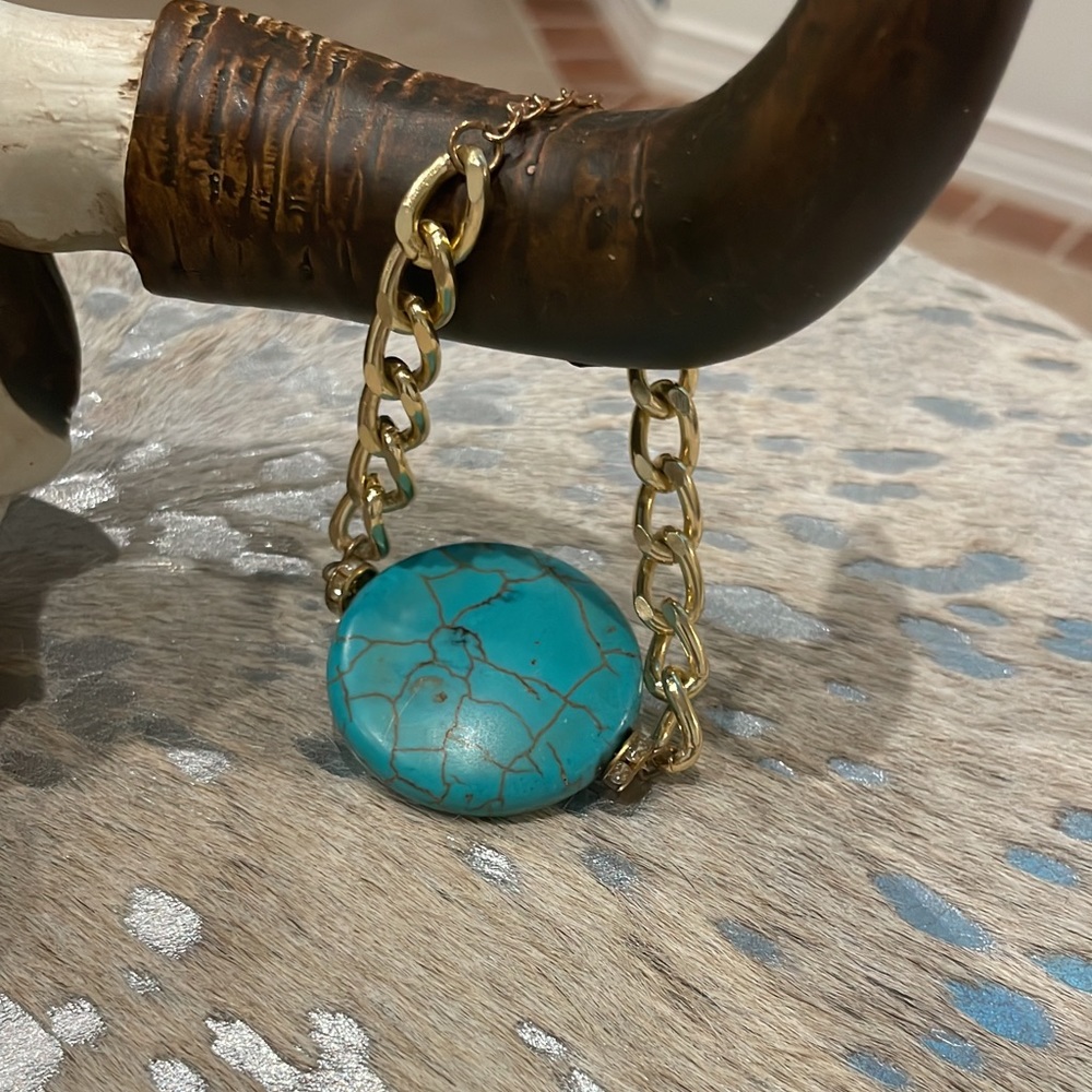 Boho turquoise bracelet